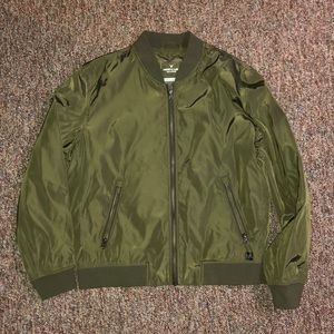 Men’s Olive Bomber Jacket